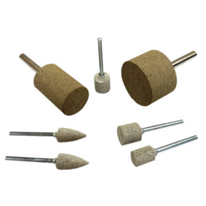 Puntas y Cilindros de Fibra de Algodón Abrasivo MX